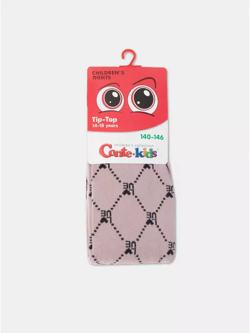 Колготки детские tip-top 634 пепельно-розовый, 4С-04СП, 128-134 (20), CONTE-KIDS,  - 3