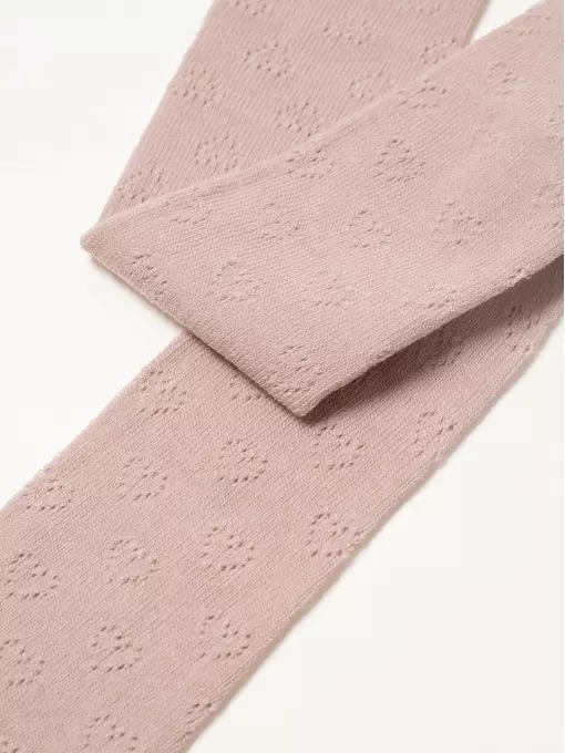 Колготки детские ажурные miss 609 пепельно-розовый, 20С-206СП, 140-146 (22), CONTE-KIDS,  - 5