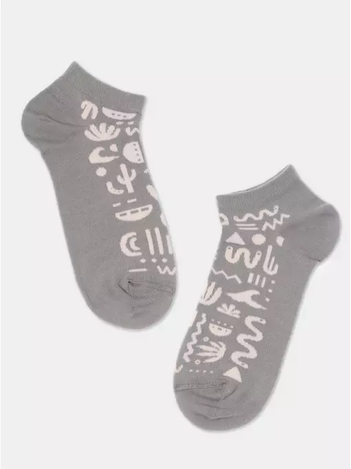 Носки женские esli active (короткие) 534 серый, 22С-42СПЕ, 36-37 (23), ESLI,  - 4