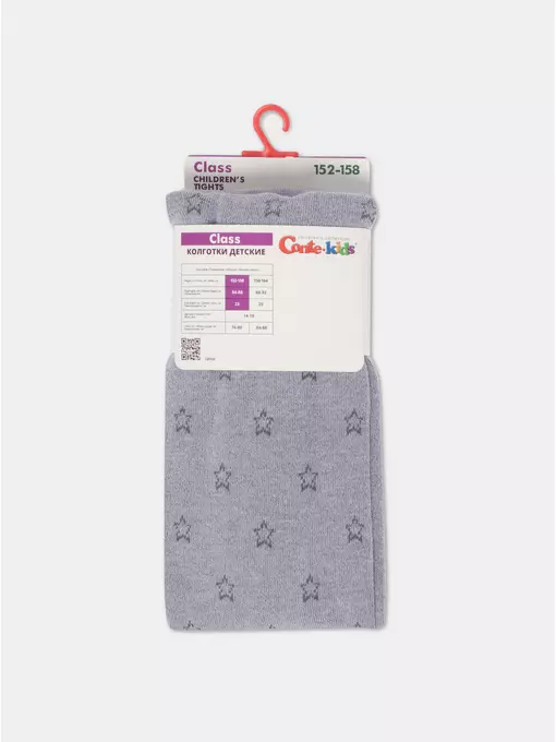 Колготки детские class 650 светло-серый, 23С-1СП, 140-146 (22), CONTE-KIDS,  - 4