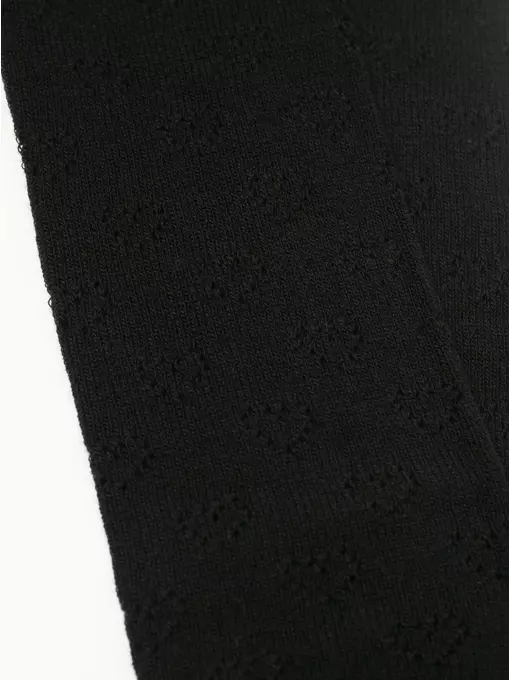 Ажурные детские колготки miss 609 черный, 20С-206СП, 140-146 (22), CONTE-KIDS,  - 4