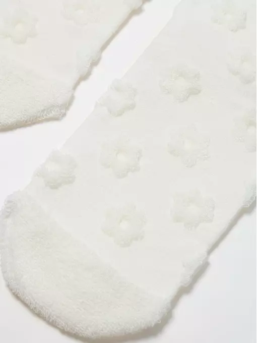 Махровые женские носки из хлопка с объемными рисунками conte comfort 548 молочный, 23С-17СП, 36-37 (23), CONTE ELEGANT,  - 4