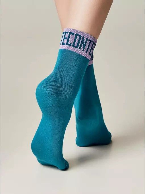 Носки женские вискозные (удлиненные) active 273 темно-бирюзовый, 21С-24/1СП, 36-37 (23), CONTE ELEGANT,  - 2