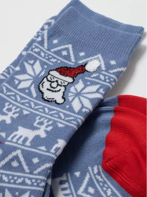 Носки женские new year 948 светлый джинс, 19С-86СП, 36-39 (23-25), CONTE ELEGANT,  - 2