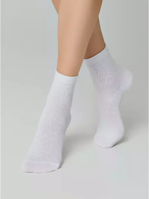 Носки женские хлопковые classic 530 белый, 15С-15СП, 36-37 (23), CONTE ELEGANT,  - 5