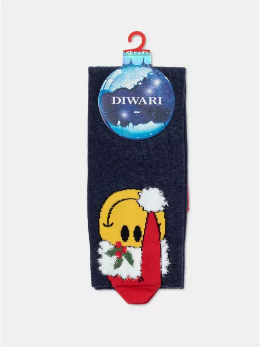 Носки мужские новогодние diwari new year 952 темно-синий, 23С-48СП, 42-45 (27-29), DIWARI,  - 2