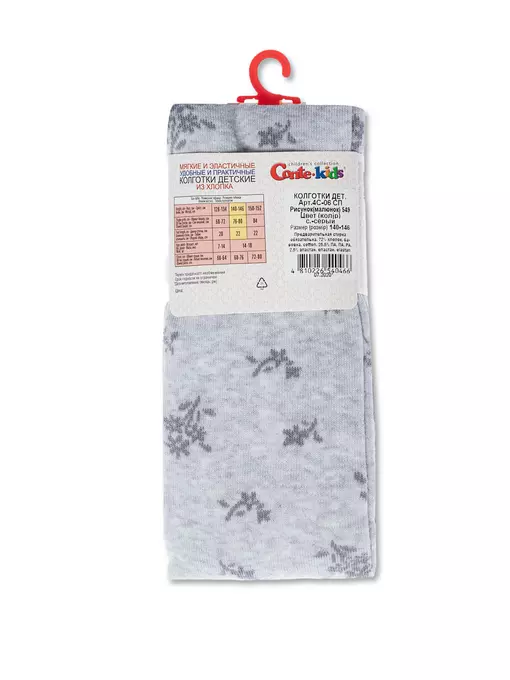 Детские колготки conte-kids tip-top 549 светло-серый, 4С-04СП, 140-146 (22), CONTE-KIDS,  - 3