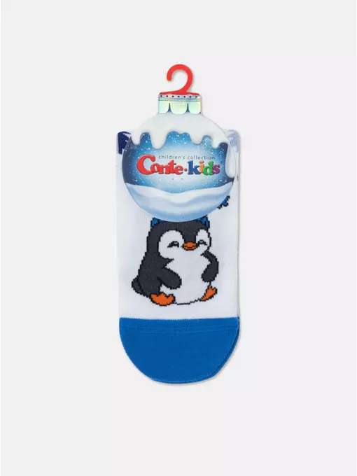 Новогодние детские носки new year 953 белый, 21С-67СП, 13-14, CONTE-KIDS,  - 5