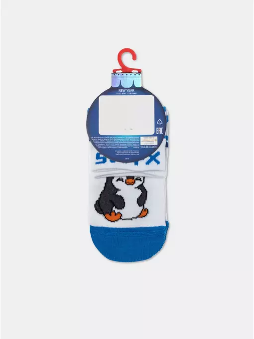 Новогодние детские носки new year 953 белый, 21С-67СП, 13-14, CONTE-KIDS,  - 6