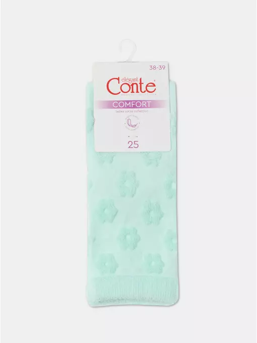 Махровые женские носки из хлопка conte comfort 548 бледно-бирюзовый, 23С-17СП, 36-37 (23), CONTE ELEGANT,  - 9