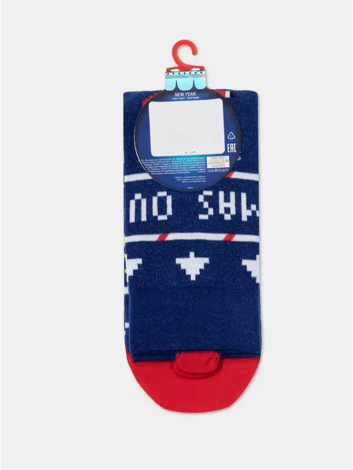 Новогодние мужские носки diwari new year 950 синий, 21С-71СП, 42-45 (27-29), DIWARI,  - 4