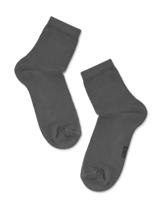 Хлопковые женские носки classic 7с-22сп 000 темно-серый, 7С-22СП, 38-39 (25), CONTE ELEGANT,  - 2