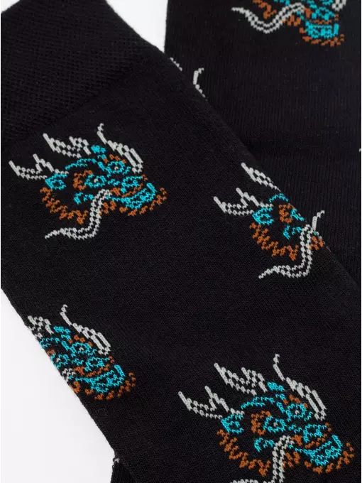 Хлопковые мужские носки diwari happy с рисунками 192 черный, 17С-151СП, 40-41 (25), DIWARI,  - 2