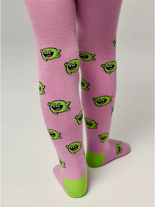 Теплые махровые детские колготки sof-tiki (махровые внутри) 644 мальва, 7С-38СП, 104-110 (16), CONTE-KIDS,  - 2