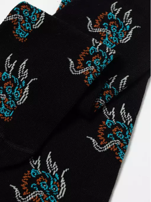 Хлопковые мужские носки diwari happy с рисунками 192 черный, 17С-151СП, 40-41 (25), DIWARI,  - 3