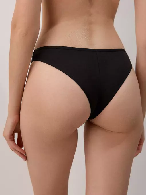 Трусы женские "бразилиана" conte basic collection lbr 5002 black, 23С-2792ТСП, 98/M, CONTE ELEGANT,  - 2