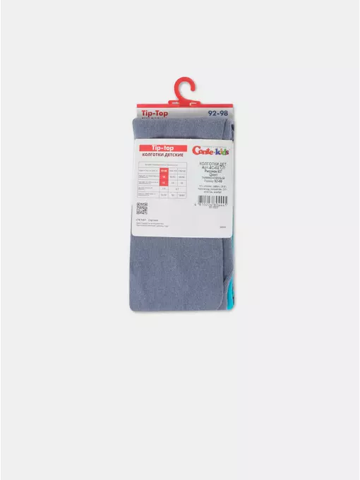 Колготки детские tip-top 637 темно-серый, 4С-02СП, 92-98 (14), CONTE-KIDS,  - 6