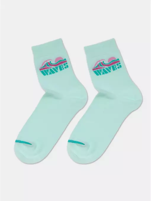 Носки женские хлопковые esli classic 531 бледно-бирюзовый, 21С-69СПЕ, 36-37 (23), ESLI,  - 4