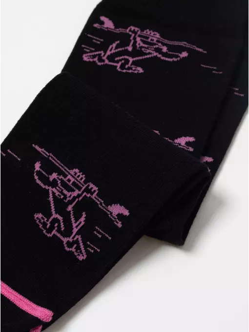 Хлопковые мужские носки diwari happy с рисунками 194 черный, 17С-151СП, 40-41 (25), DIWARI,  - 4