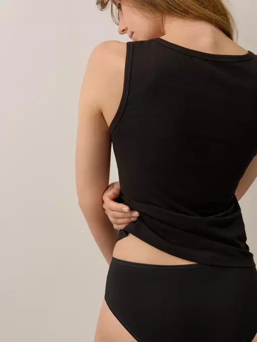 Майка женская conte basic collection lm 2020 black, 20С-1060ТСП, 170-112/4XL, CONTE ELEGANT,  - 2