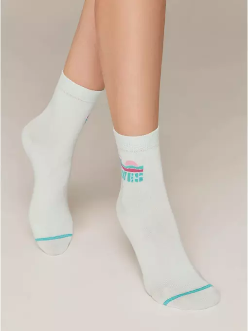 Носки женские хлопковые esli classic 531 бледно-бирюзовый, 21С-69СПЕ, 36-37 (23), ESLI,  - 3