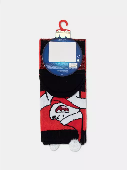 Носки женские новогодние new year 949 красный, 21С-76СП, 36-39 (23-25), CONTE ELEGANT,  - 4