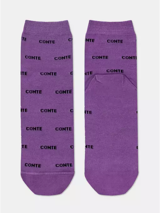 Носки женские хлопковые classic 528 сиреневый, 15С-15СП, 38-39 (25), CONTE ELEGANT,  - 3