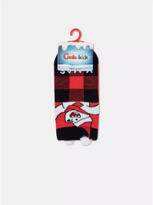 Новогодние детские носки для малышей new year 949 красный, 21С-64СП, 9-10, CONTE-KIDS,  - 5