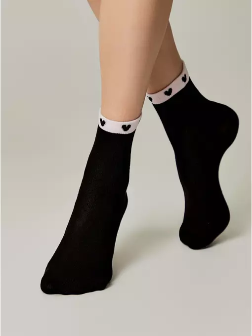 Носки женские хлопковые esli 576 черный, 23С-138СПЕ, 36-39 (23-25), ESLI,  - 2