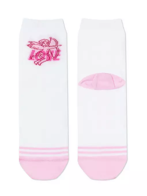 Носки женские хлопковые esli 579 белый, 23С-138СПЕ, 36-39 (23-25), ESLI,  - 4