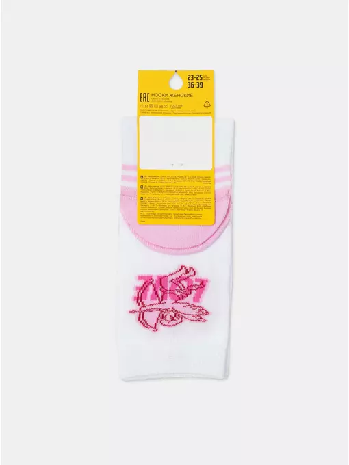 Носки женские хлопковые esli 579 белый, 23С-138СПЕ, 36-39 (23-25), ESLI,  - 9