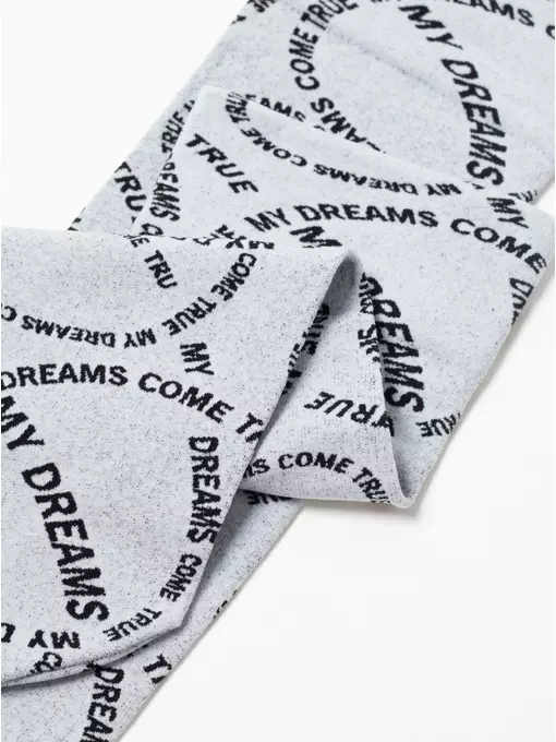 Плотные женские носки с вывязанным рисунком «my dreams» conte fantasy 23с-80сп nero-bianco, 23С-80СП, 36-39 (23-25), CONTE ELEGANT,  - 6