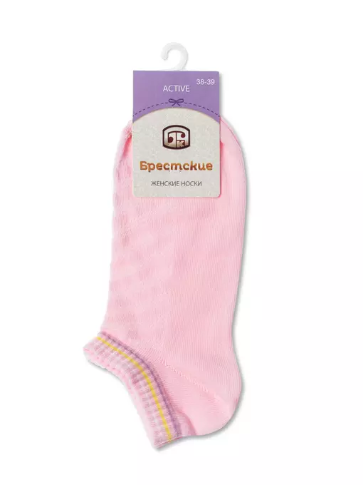 Носки женские (ультракороткие) active 1300 брестские 026 бл.розовый, 14С1300, 38-39 (25), БРЕСТСКИЕ,  - 4