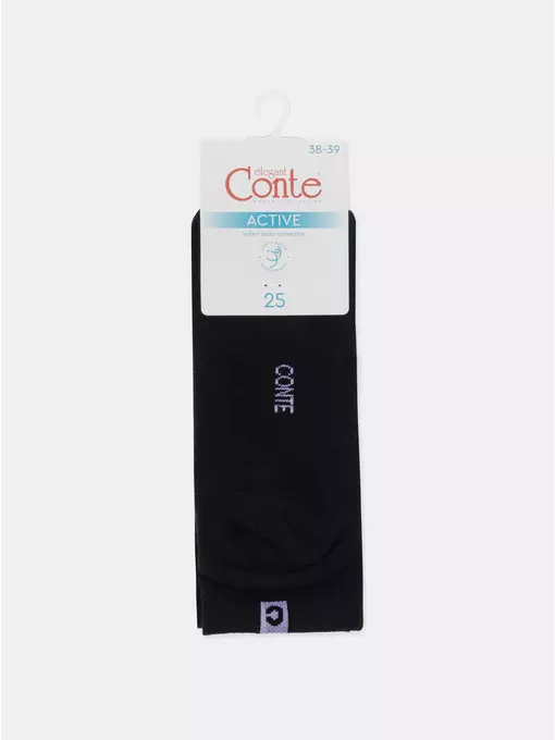 Носки женские хлопковые active (короткие, махр. стопа) 571 черный, 16С-92СП, 39-41 (25-27), CONTE ELEGANT,  - 9