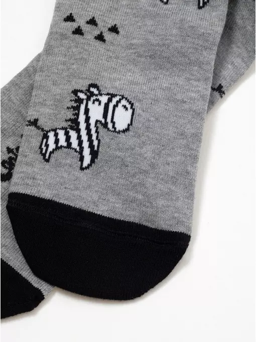 Детские колготки conte-kids tip-top 673 серый, 4С-02СП, 104-110 (16), CONTE-KIDS,  - 4