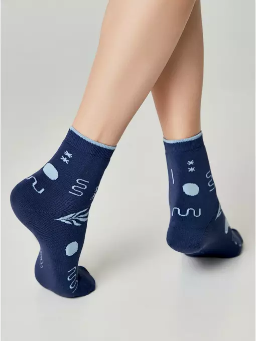 Теплые женские носки conte (махровые) comfort 567 темно-синий, 7С-47СП, 38-39 (25), CONTE ELEGANT,  - 3