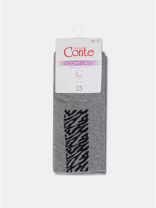 Теплые женские носки conte (махровые) comfort 570 серый, 7С-47СП, 39-41 (25-27), CONTE ELEGANT,  - 6