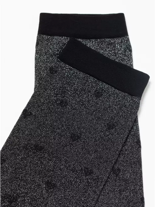 Носки женские с объемными рисунками «hearts» conte fantasy 23с-109сп silver-nero, 23С-109СП, 36-39 (23-25), CONTE ELEGANT,  - 5