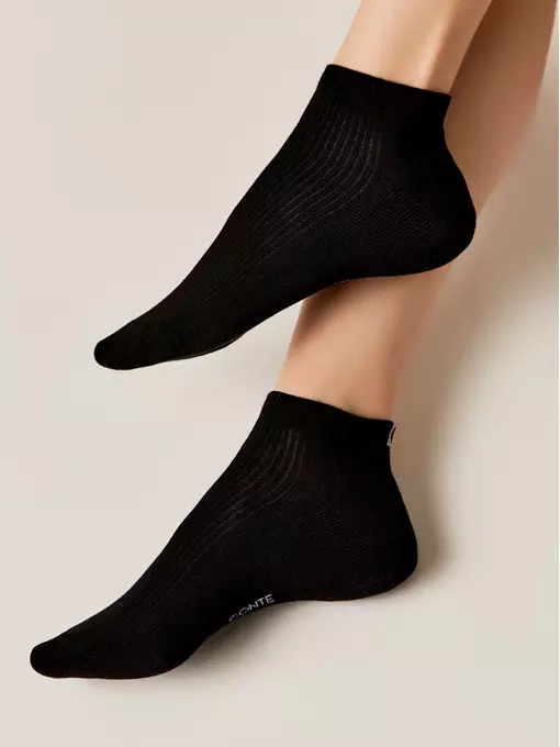 Носки женские хлопковые active (короткие, махр. стопа) 571 черный, 16С-92СП, 39-41 (25-27), CONTE ELEGANT,  - 3