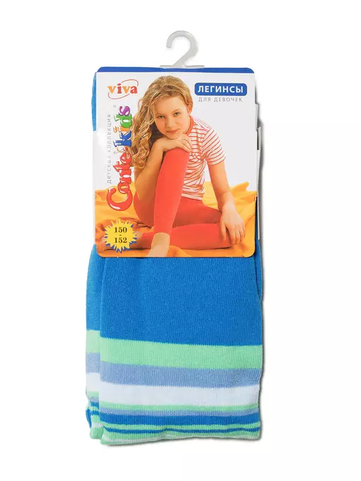 Леггинсы для девочек conte-kids viva 005 синий, 6С-14СП, 150-152, CONTE-KIDS,  - 1