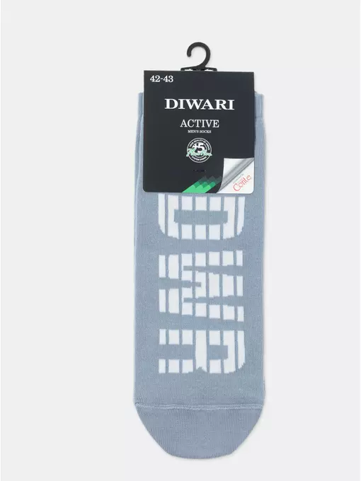 Носки мужские (короткие) diwari active 183 серый, 23С-85СП, 44-45 (29), DIWARI,  - 4