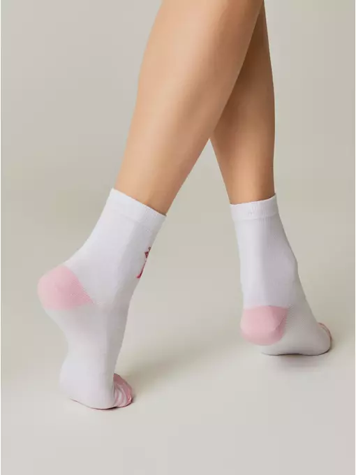 Носки женские хлопковые esli 579 белый, 23С-138СПЕ, 36-39 (23-25), ESLI,  - 3