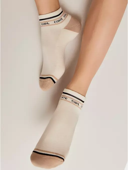 Носки женские короткие active (махровая стопа) 572 капучино, 16С-92СП, 39-41 (25-27), CONTE ELEGANT,  - 3