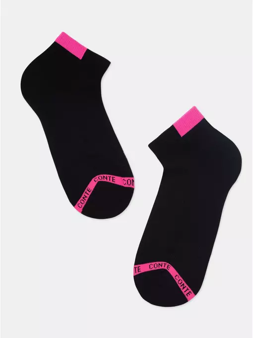 Носки женские короткие хлопковые active (махровая стопа) 573 черный, 16С-92СП, 36-37 (23), CONTE ELEGANT,  - 4
