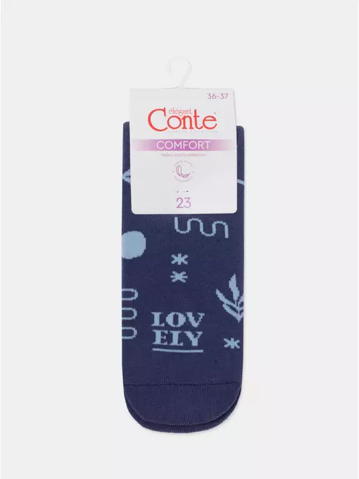 Теплые женские носки conte (махровые) comfort 567 темно-синий, 7С-47СП, 38-39 (25), CONTE ELEGANT,  - 8
