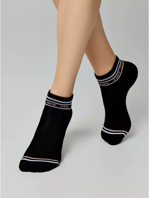 Носки женские короткие active (махровая стопа) 572 черный, 16С-92СП, 36-38 (23-25), CONTE ELEGANT,  - 3