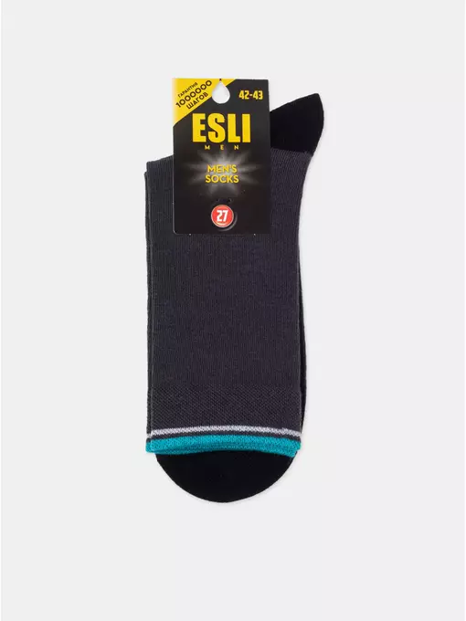 Носки мужские esli 200 темно-серый, 23С-139СПЕ, 42-43 (27), ESLI,  - 5