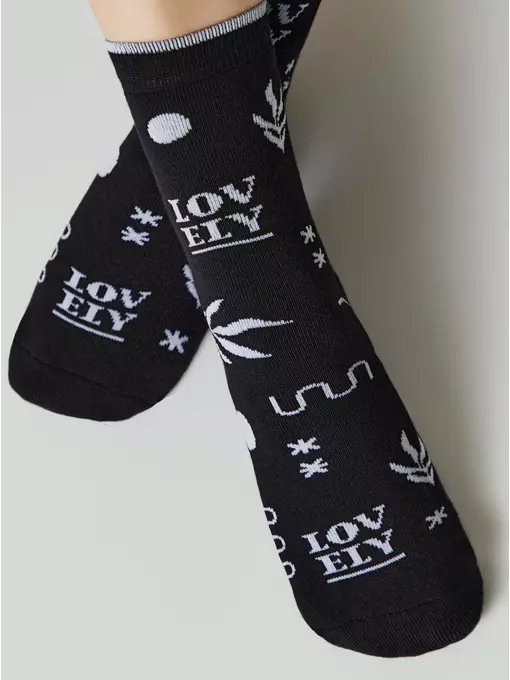 Теплые женские носки conte (махровые) comfort 567 черный, 7С-47СП, 38-39 (25), CONTE ELEGANT,  - 2