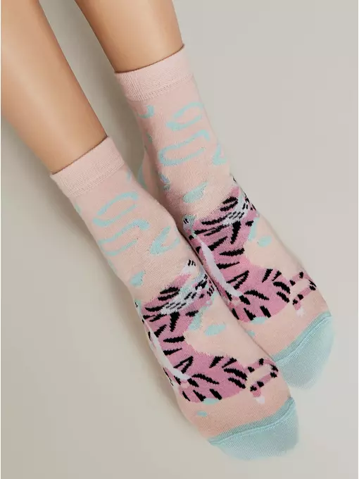 Носки женские хлопковые esli 581 светло-розовый, 23С-138СПЕ, 36-39 (23-25), ESLI,  - 2