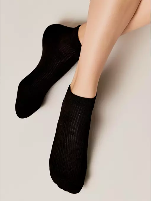 Носки женские хлопковые active (короткие, махр. стопа) 571 черный, 16С-92СП, 39-41 (25-27), CONTE ELEGANT,  - 4